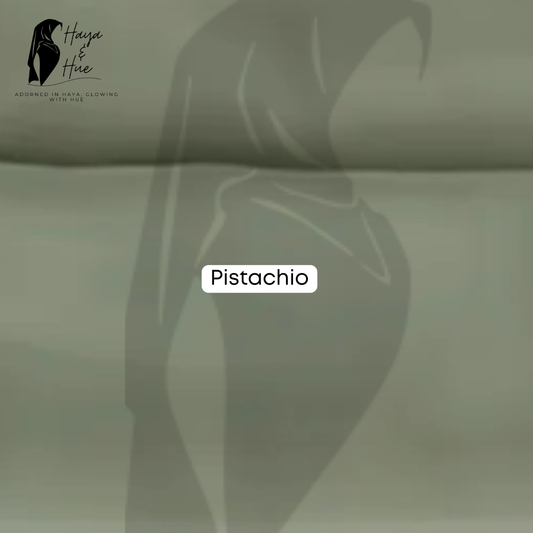 Pistachio Georgette Hijab – Soft, Fresh & Everyday Chic