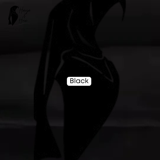 Black Premium Georgette Hijab – Timeless, Elegant & Matches Every Abaya