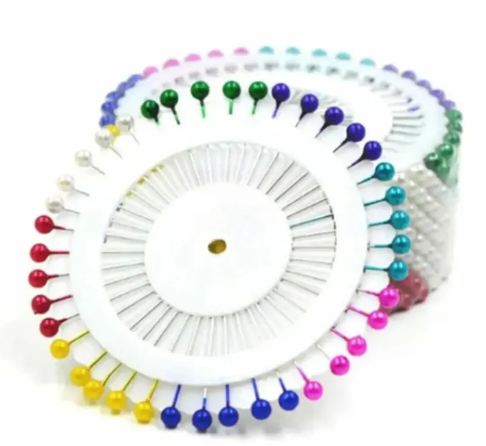 Stylish hijab accessories including pin wheels and glitter pins – sparkle with every wear