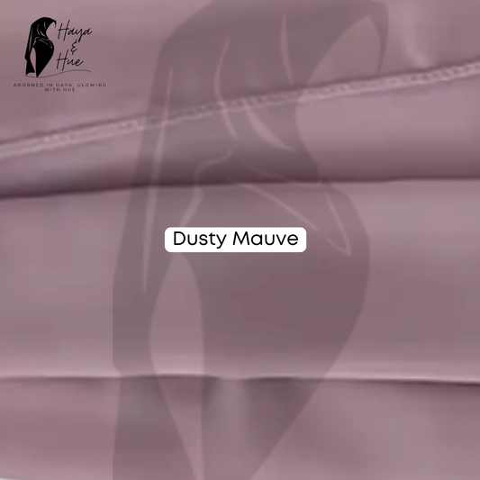 1x Georgette Hijab – Dusty Mauve | Soft, Stylish & Versatile