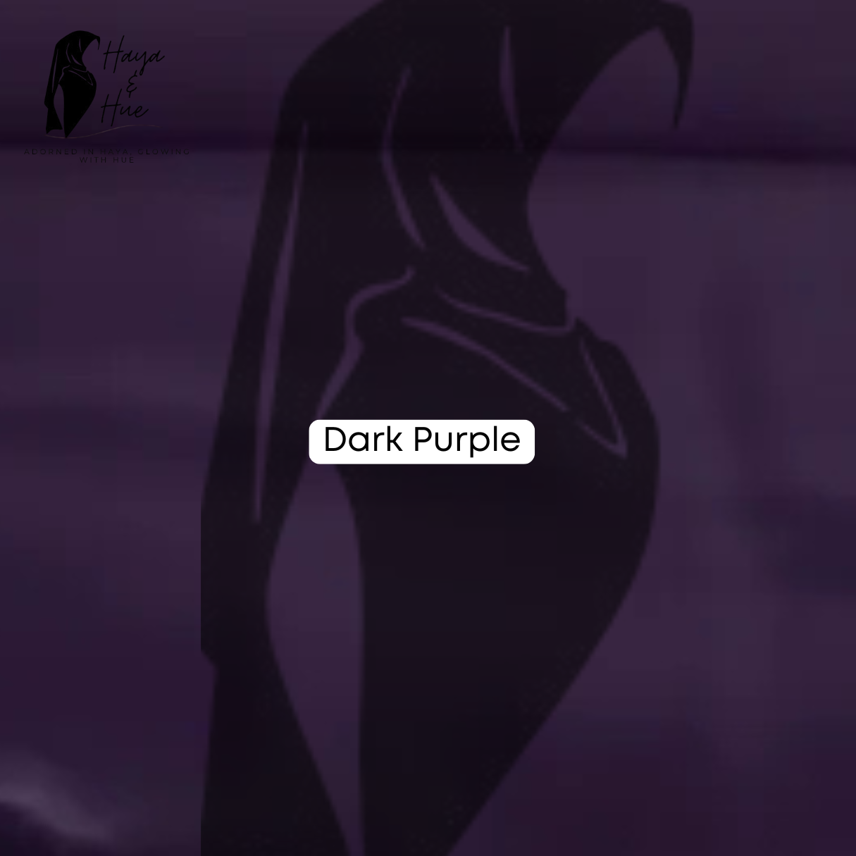 Premium Georgette Hijab – Dark Purple | Rich, Bold & Ready to Wear