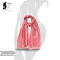 Premium Georgette Hijab – Flamingo | A Pop of Playful Elegance