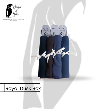 Timeless Charm Box – 4 Premium Georgette Hijabs for Effortless Style