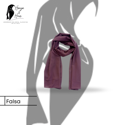 Falsa Premium Georgette Hijab – Elegant, Lightweight & Perfect for Any Occasion